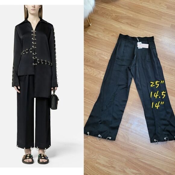 Christopher kane Wide-L Ring Trouser 4 - Picture 2 of 13